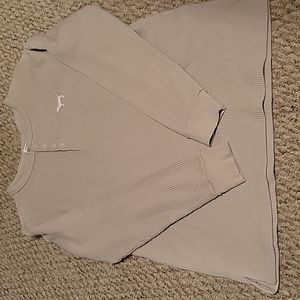 PINK Victoria's secret waffle top